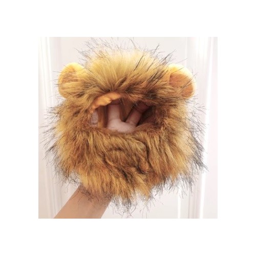 gorro cabeza de león para gatos - adorable y divertido accesorio para tu mascota