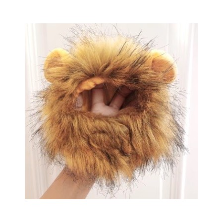 gorro cabeza de león para gatos - adorable y divertido accesorio para tu mascota