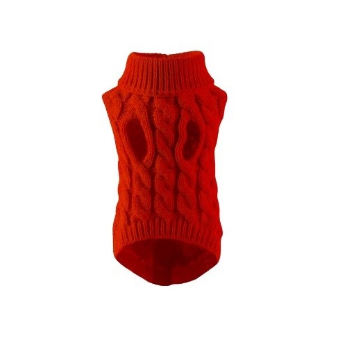 Jersey color rojo para perros - Cálido, cómodo y elegante para tu mascota. IKKILAND