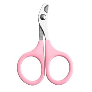 Tijeras para uñas de gato color rosa - corte preciso y seguro para tu mascota