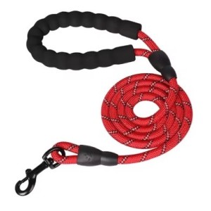 Correa para perros color rojo - Resistente, cómoda y con estilo