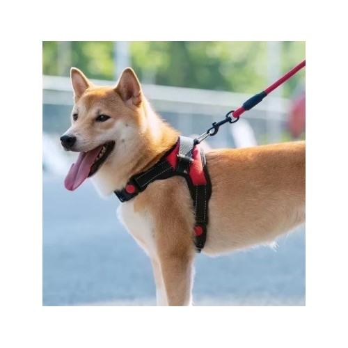 Arnés color rosa para perros - diseño cómodo, seguro y duradero