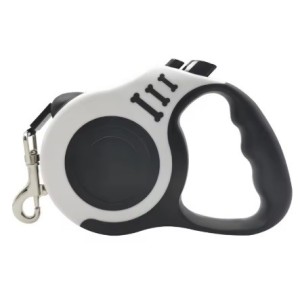 Correa extensible para perro color gris - control y libertad en paseos