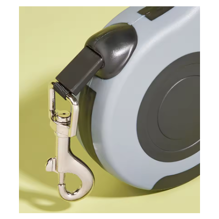 Correa extensible para perro color gris - control y libertad en paseos