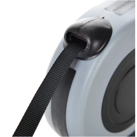 Correa extensible para perro color gris - control y libertad en paseos